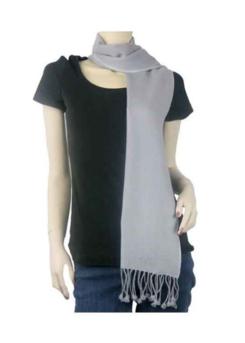 Chyangra pashmina scarf, styled and worn
